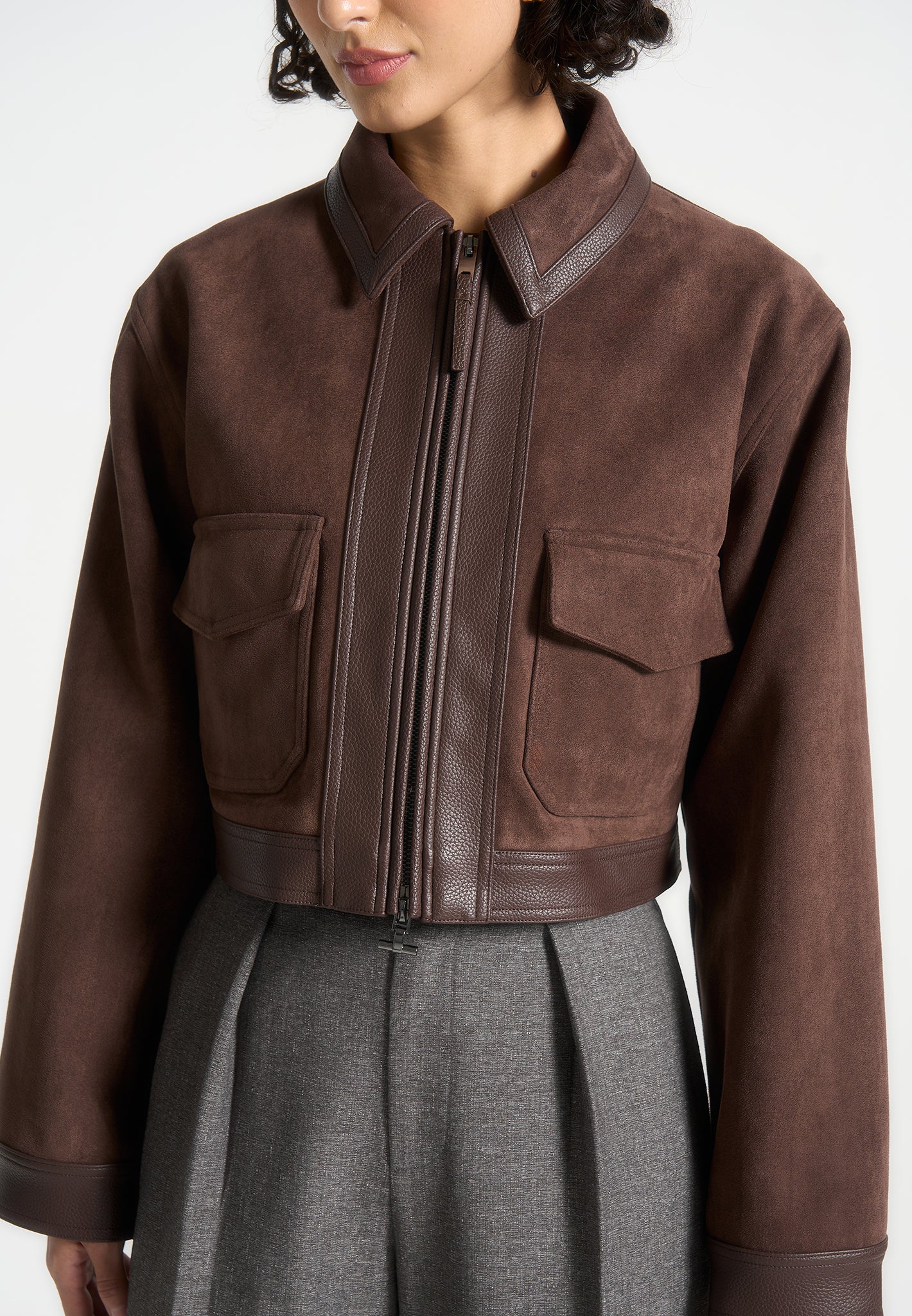 Portman™ | Pebbled Leather Jacket