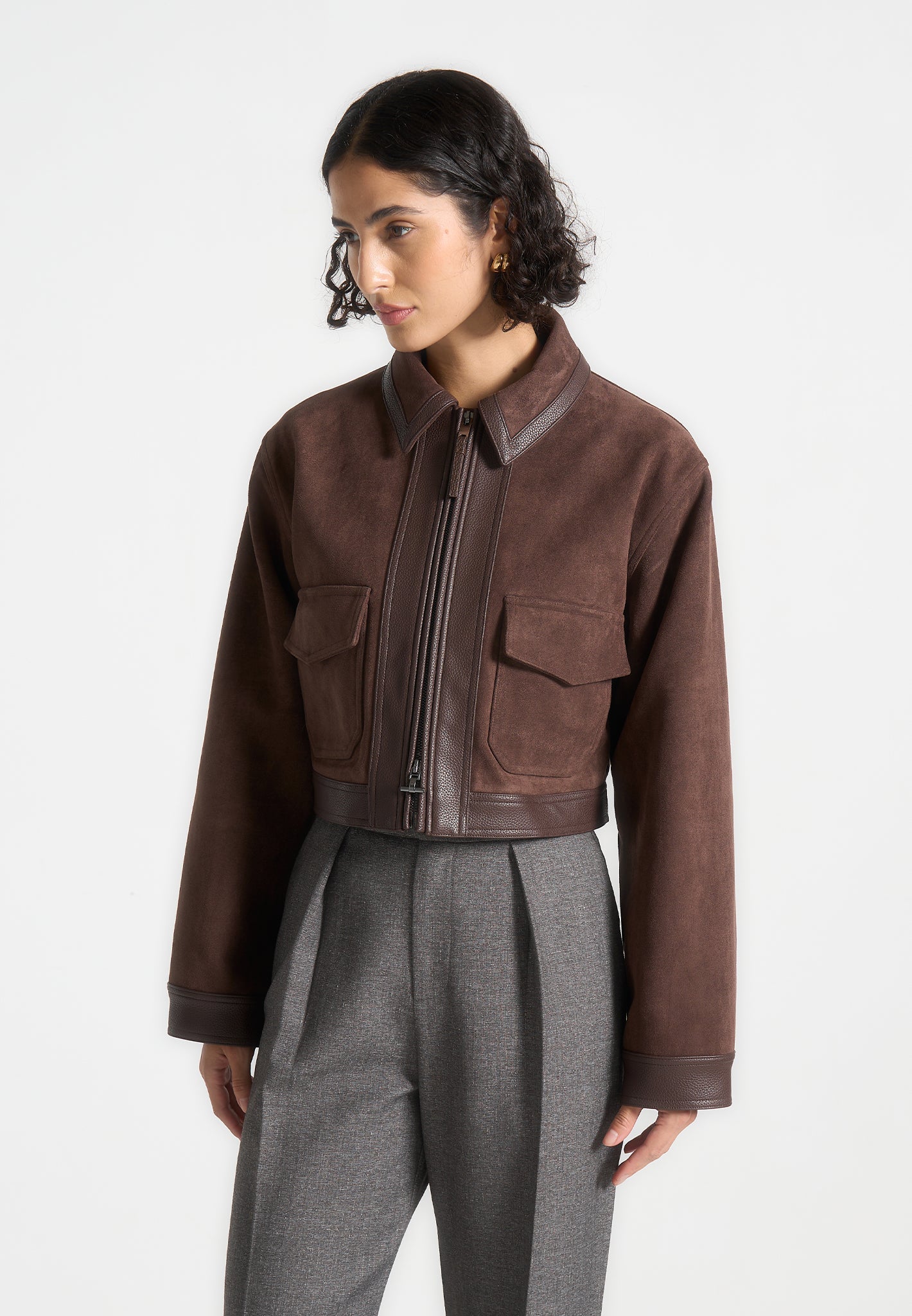 Portman™ | Pebbled Leather Jacket