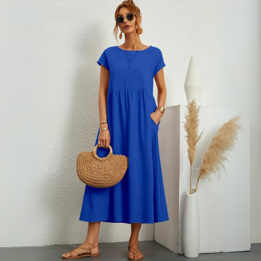 Portman™ | Pure Cotton Casual Midi Dress