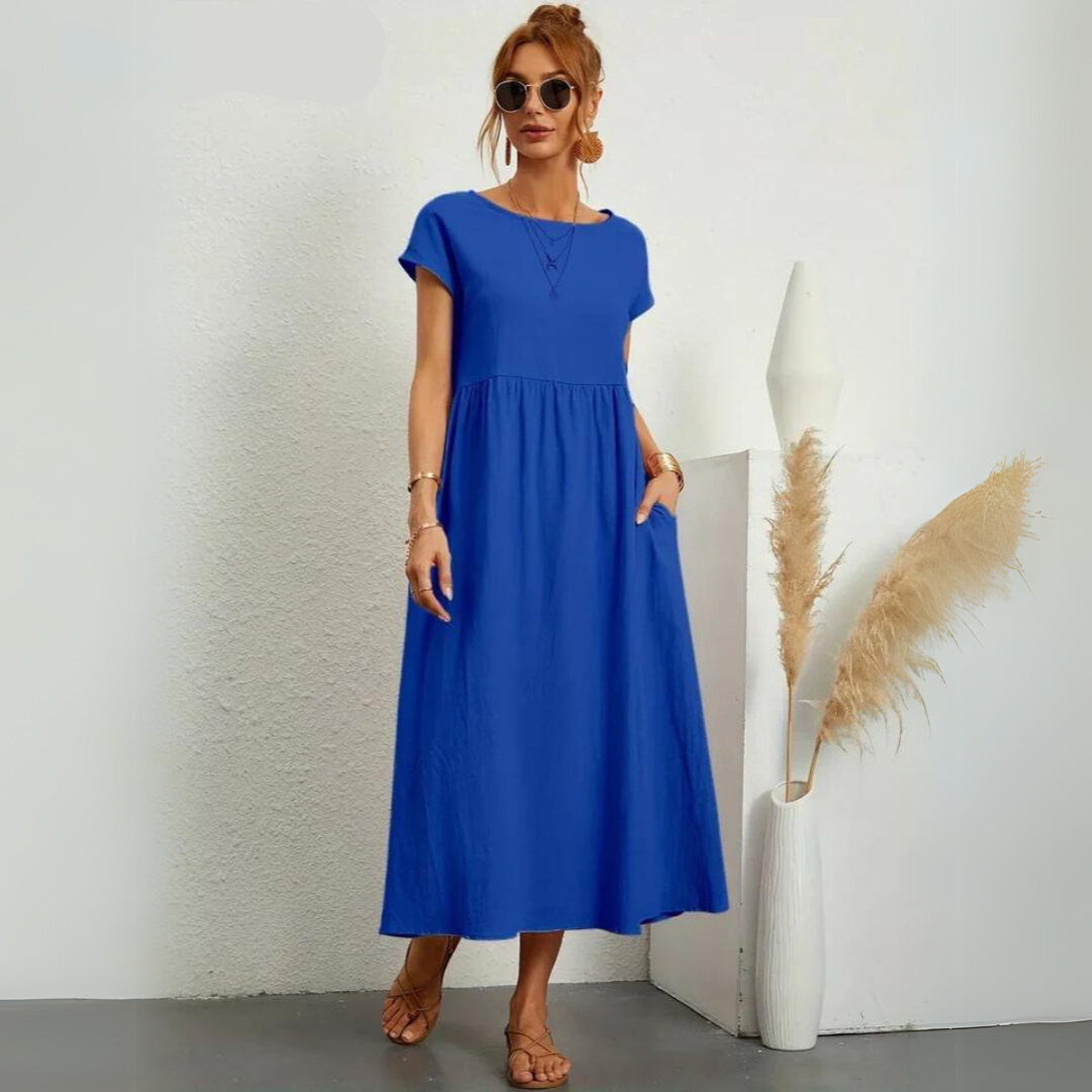 Portman™ | Pure Cotton Casual Midi Dress