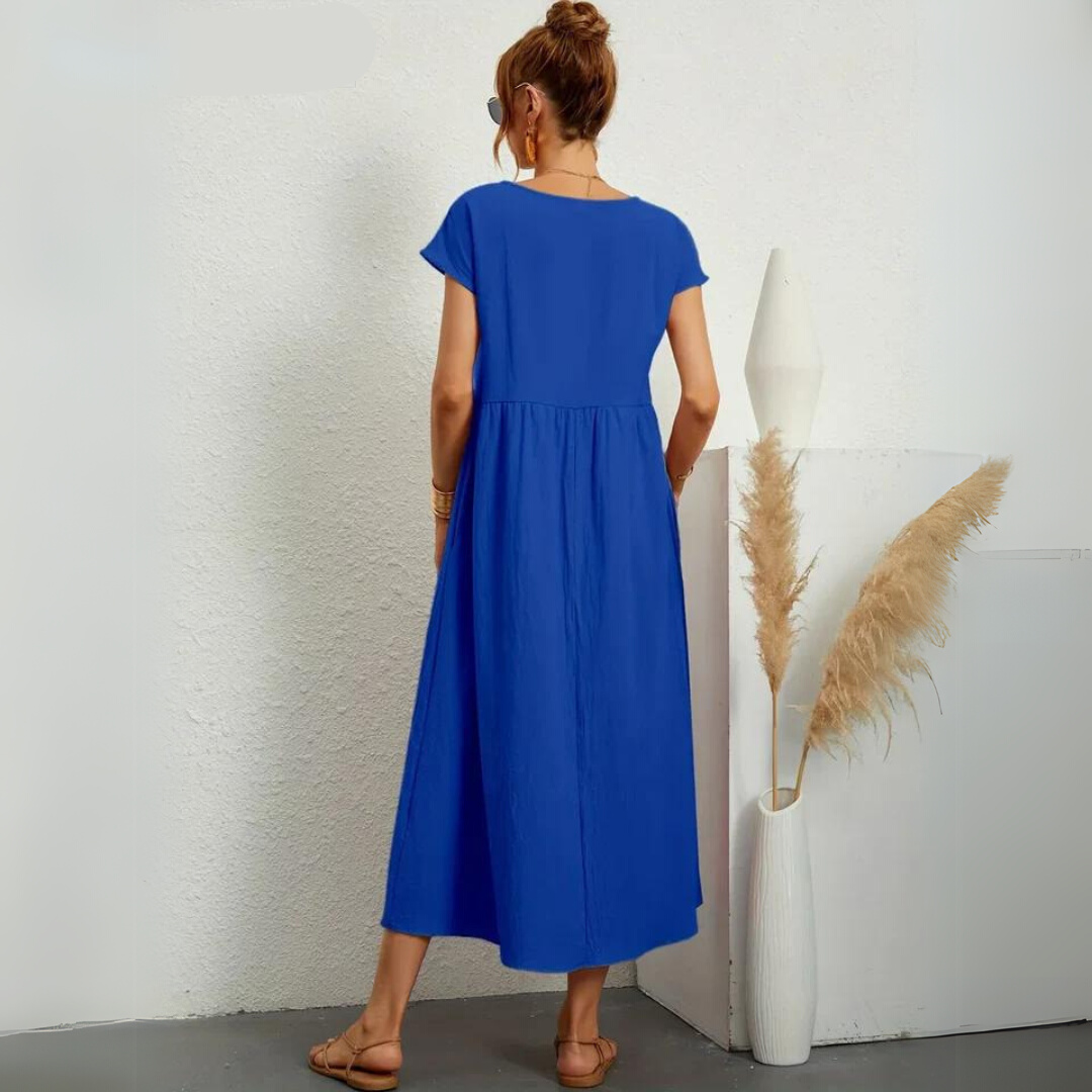 Portman™ | Pure Cotton Casual Midi Dress