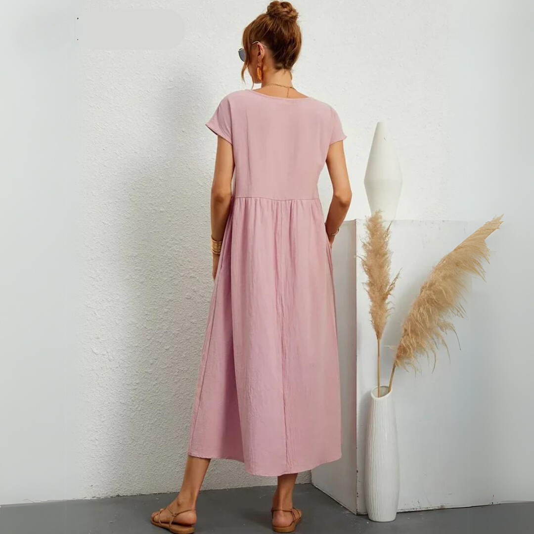 Portman™ | Pure Cotton Casual Midi Dress