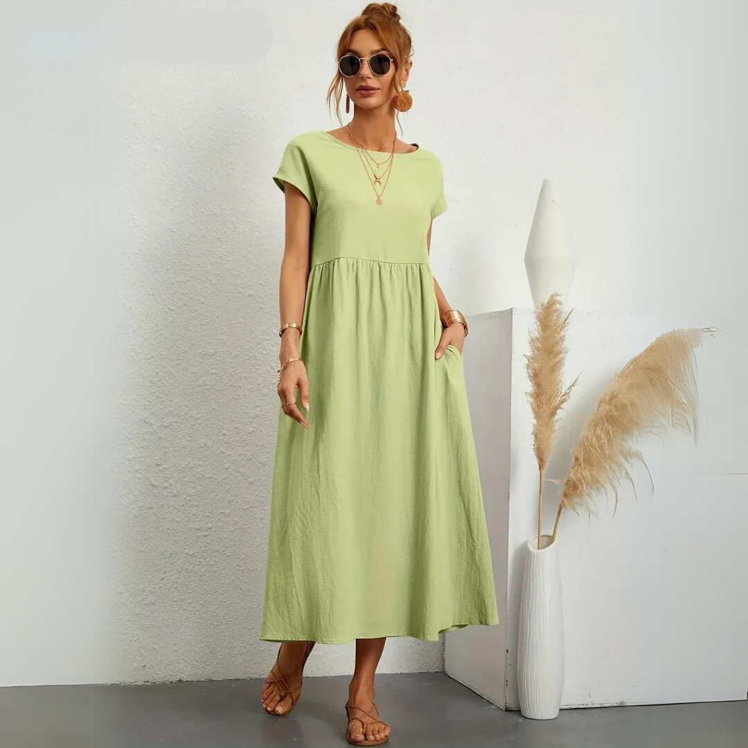 Portman™ | Pure Cotton Casual Midi Dress