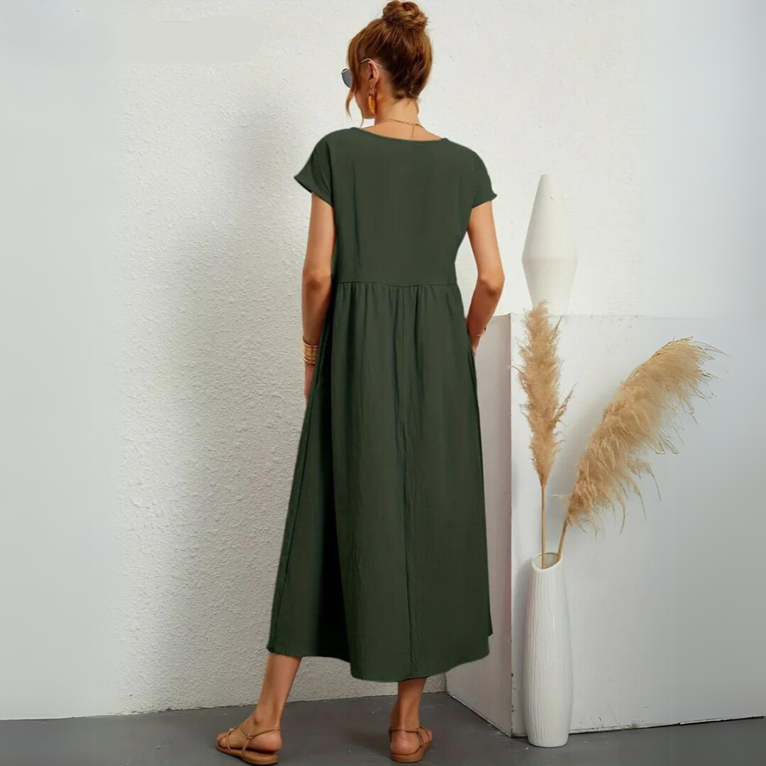 Portman™ | Pure Cotton Casual Midi Dress