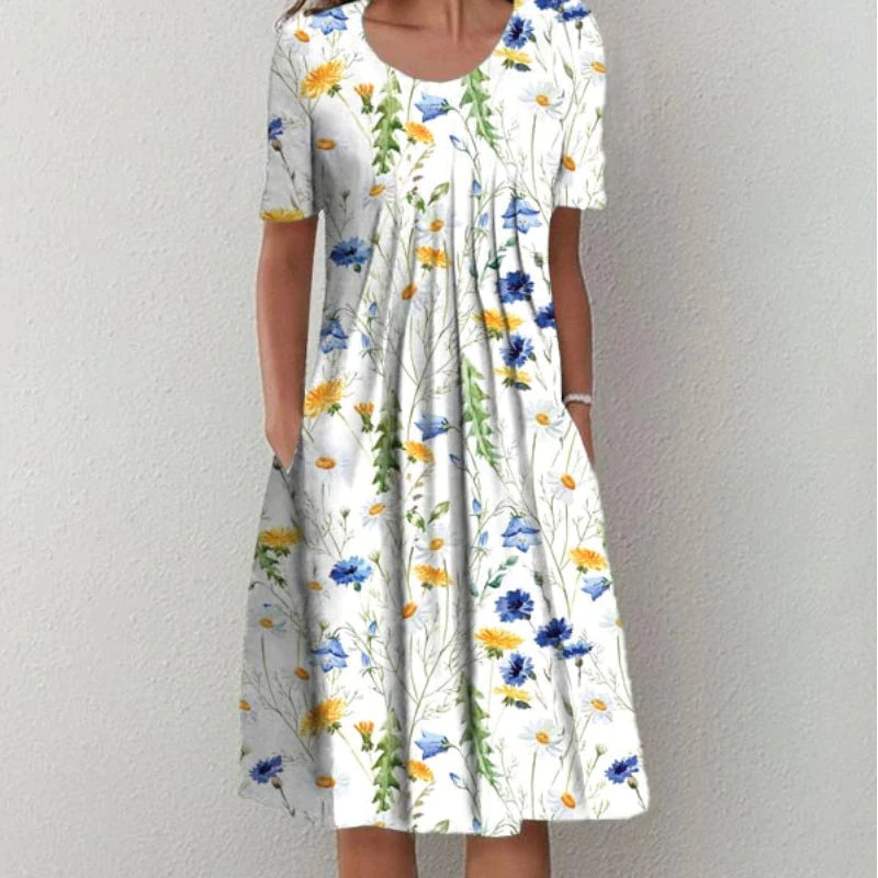 Portman™ | Printed Everyday Midi Dress