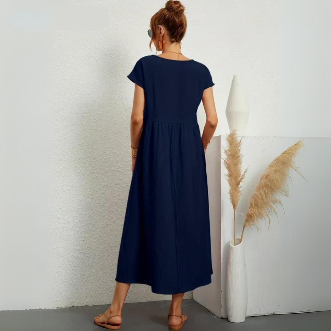 Portman™ | Pure Cotton Casual Midi Dress