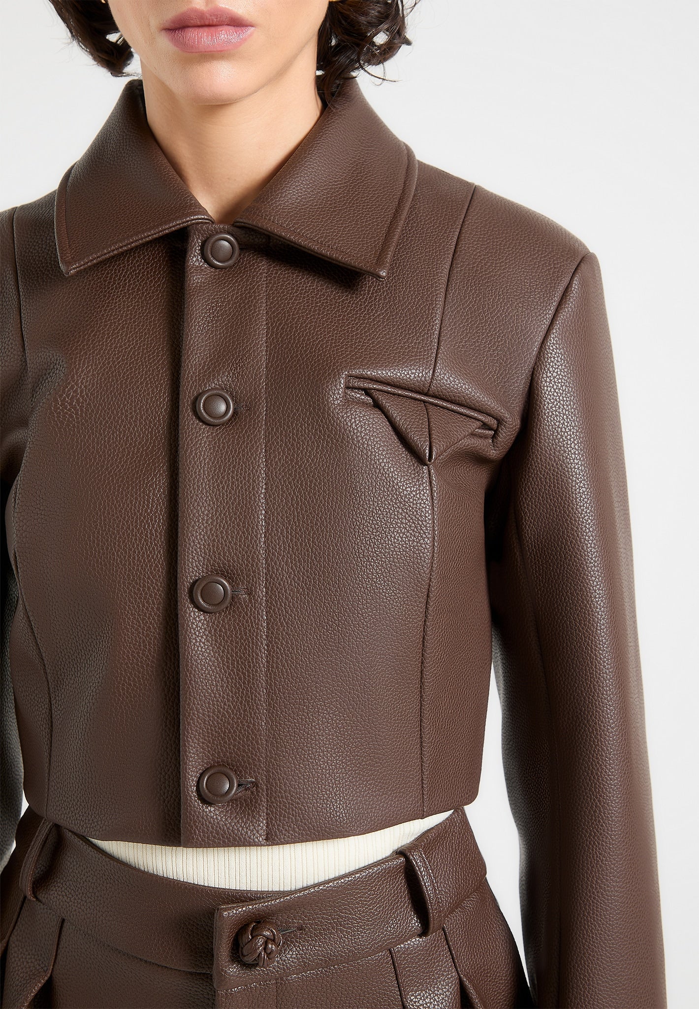 Portman™ | Pebbled Leather Jacket