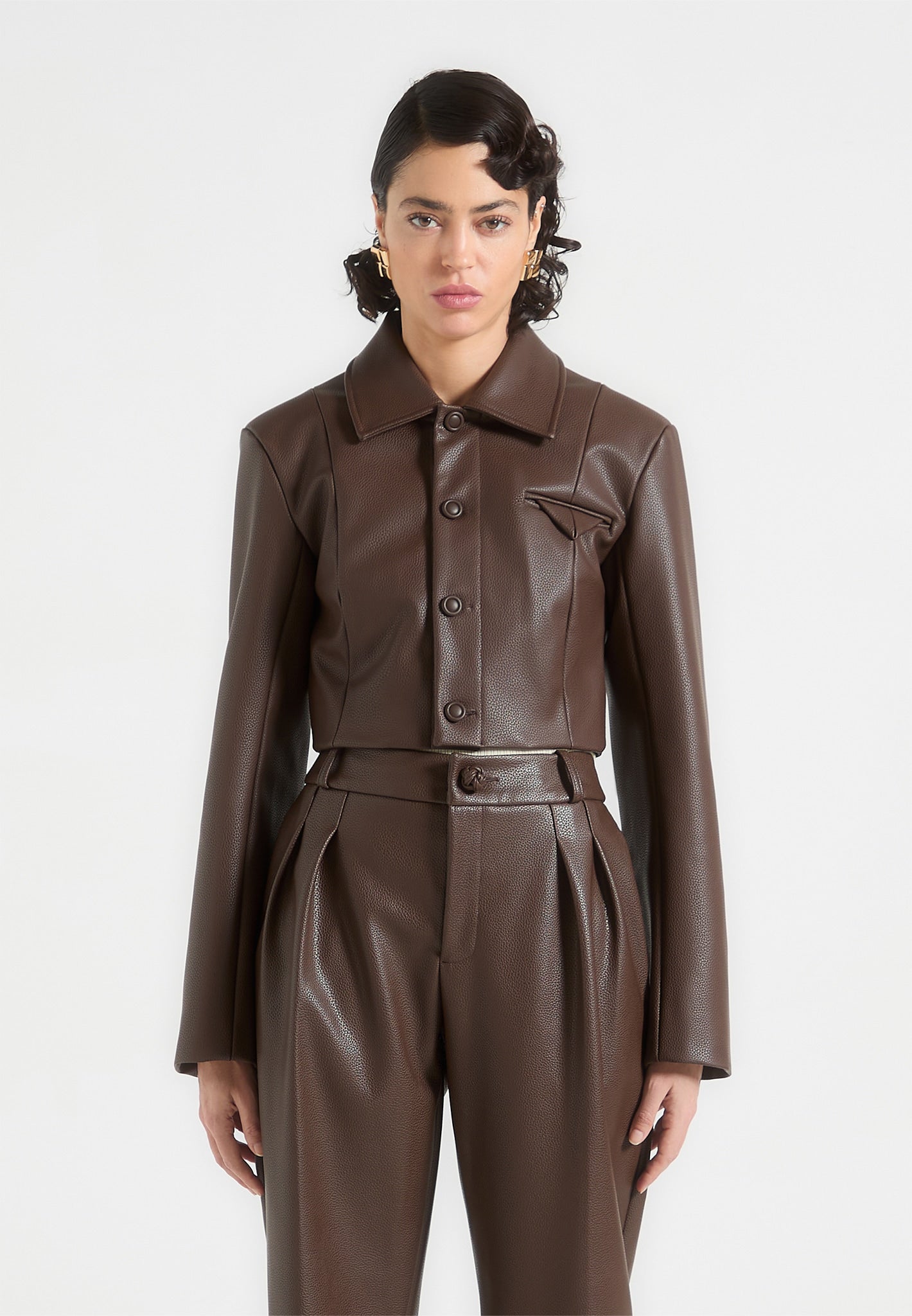 Portman™ | Pebbled Leather Jacket