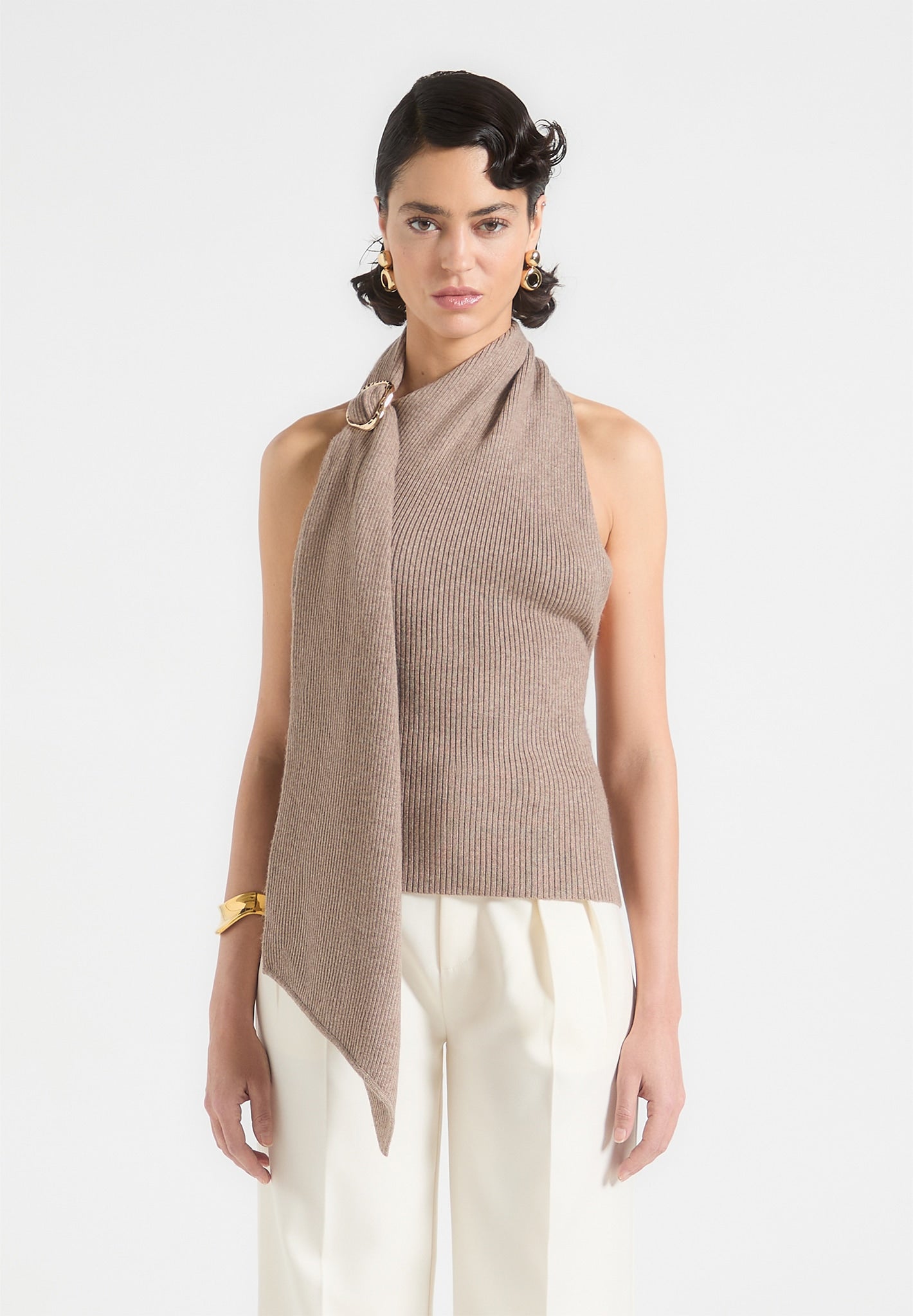 Portman™ | Draped Halterneck Top