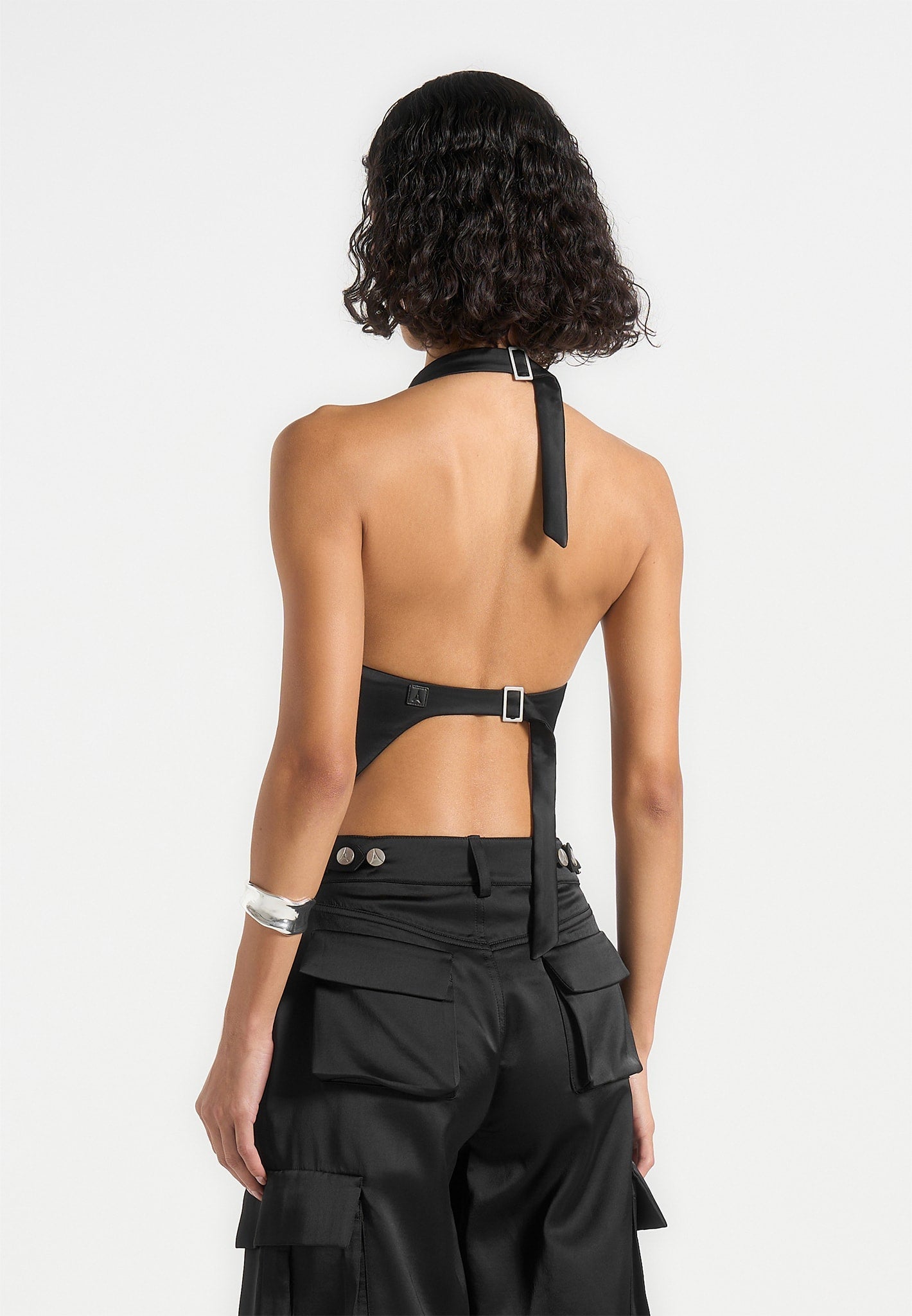 Portman™ | Satin Halterneck Top