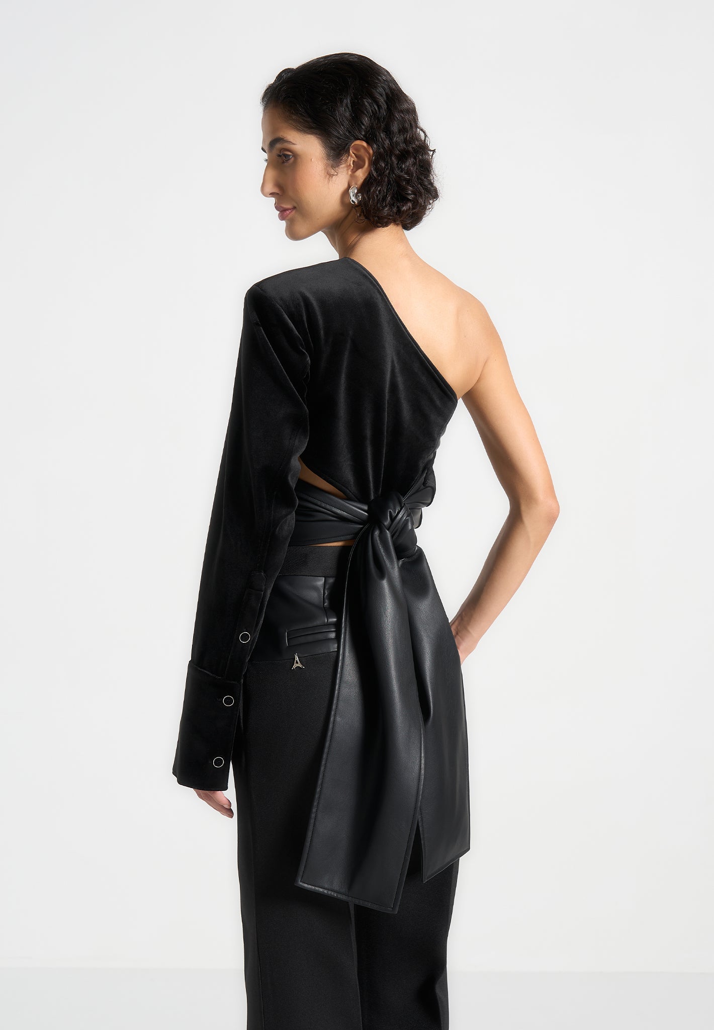 Portman™ | Velour Wrap Top