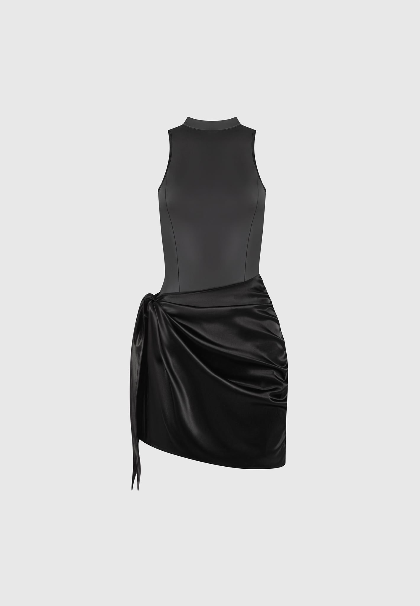 Portman™ | Satin Wrap Bodycon
