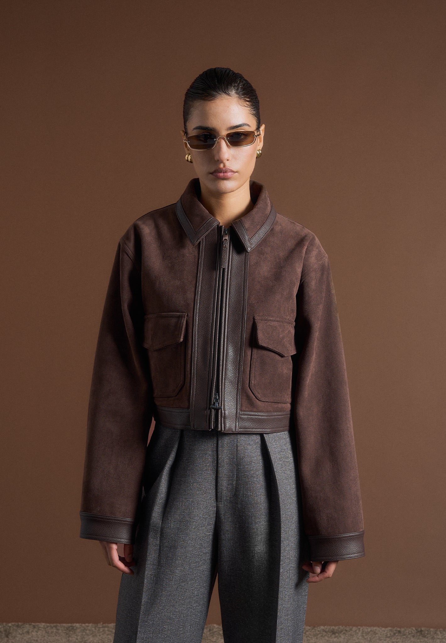 Portman™ | Pebbled Leather Jacket