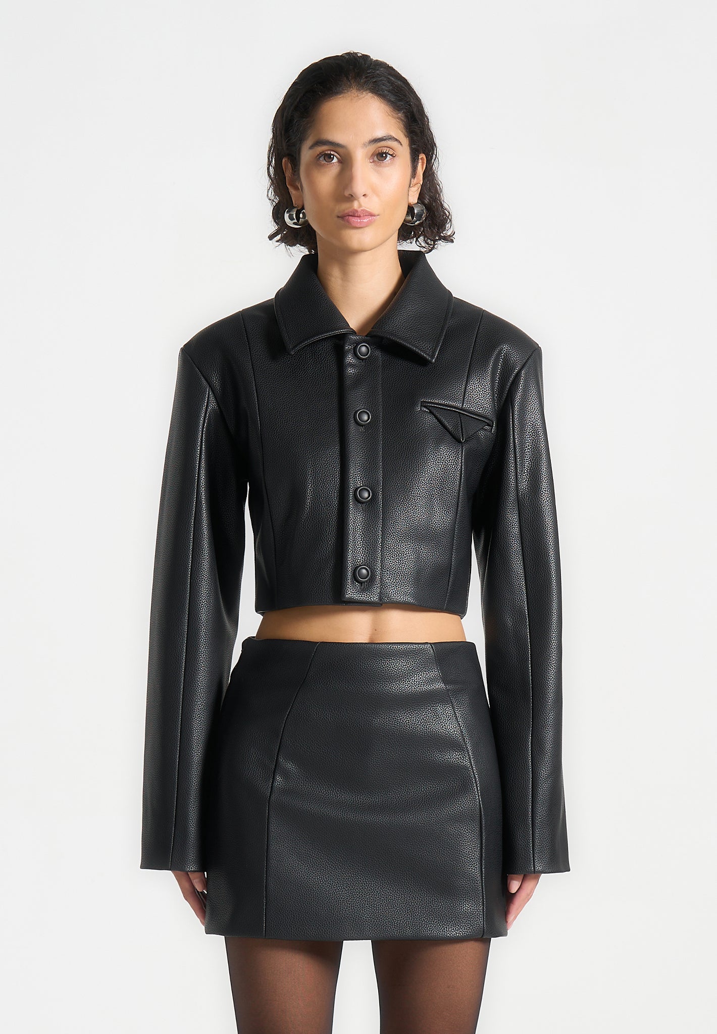 Portman™ | Pebbled Leather Jacket