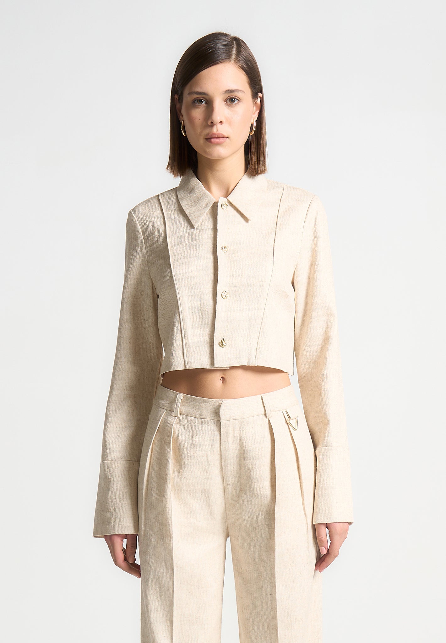 Portman™ | Cropped Shirt