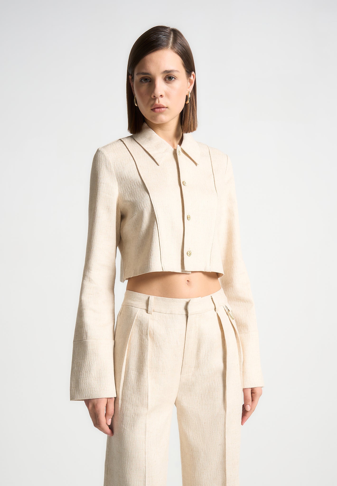 Portman™ | Cropped Shirt