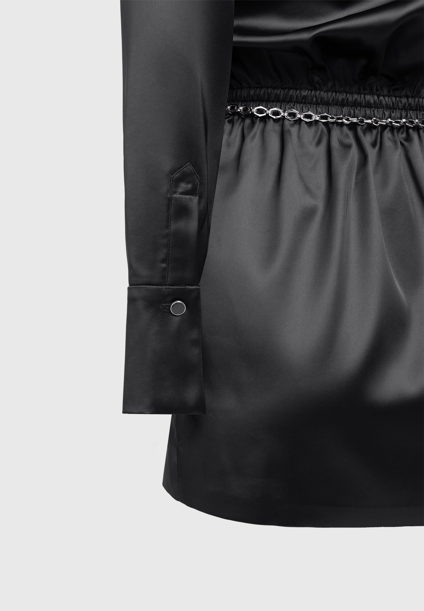 Portman™ | Draped Satin Dress