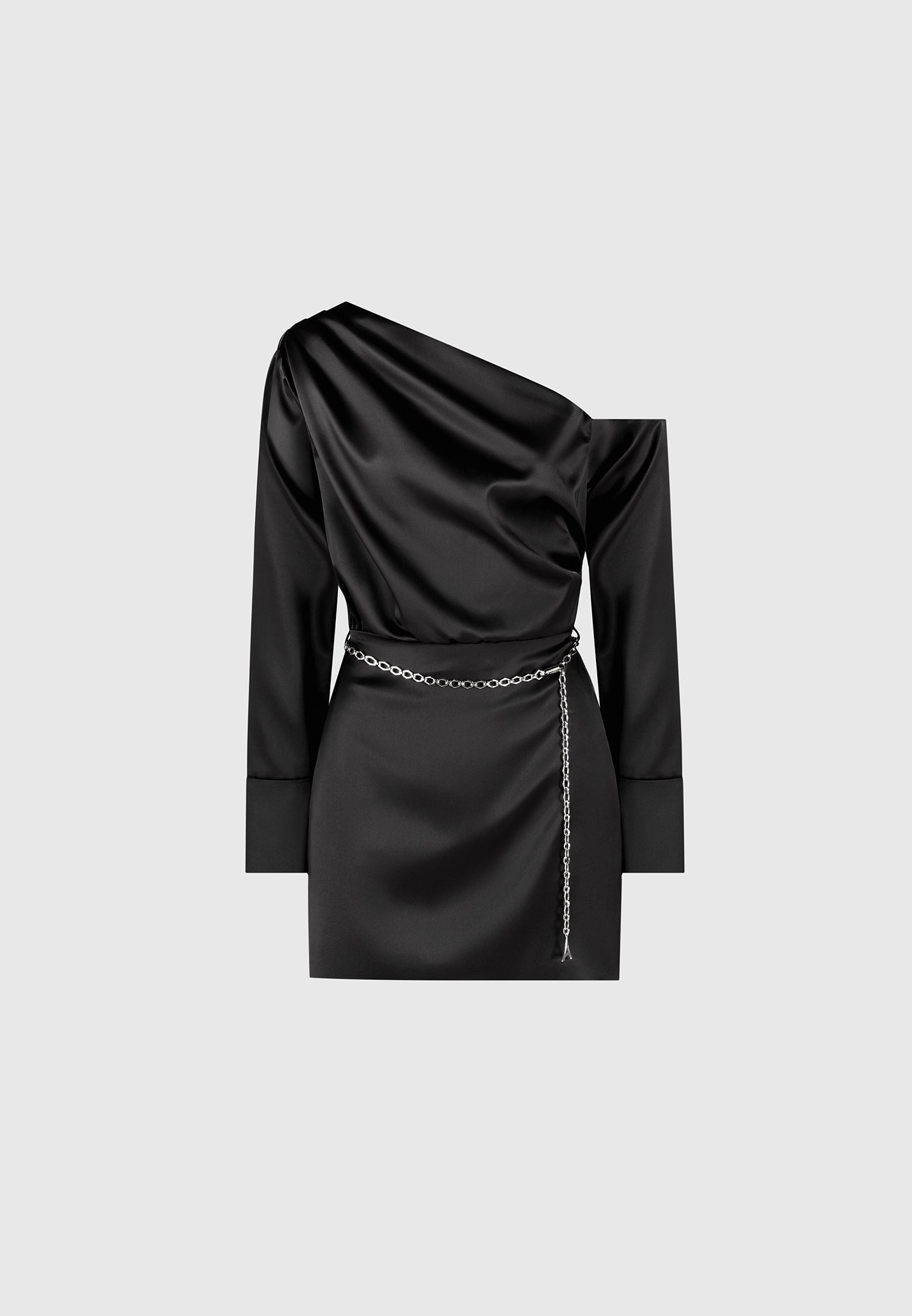 Portman™ | Draped Satin Dress