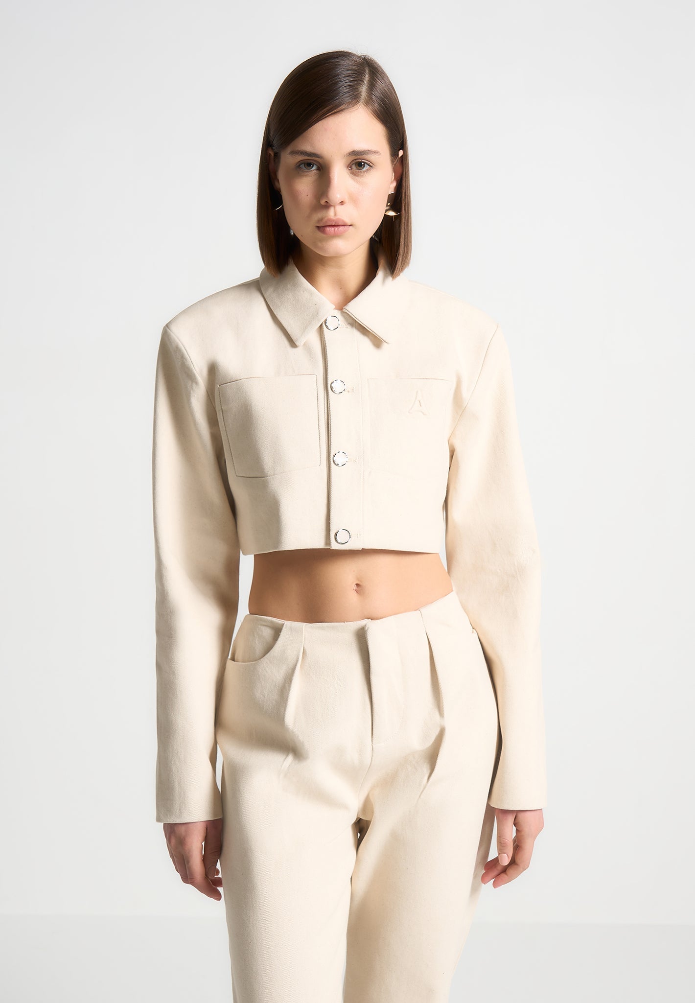 Portman™ | Cropped Denim Jacket