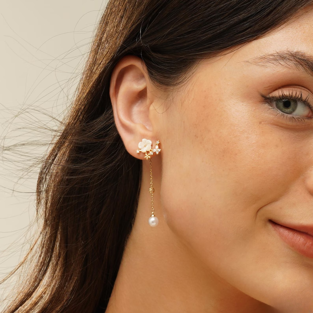 Portman™ | Fleuria Pearl Earrings