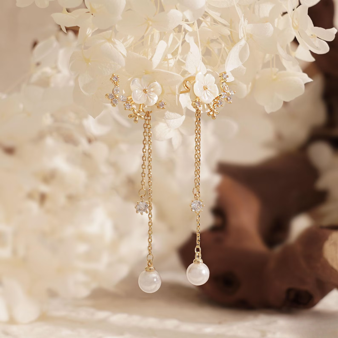 Portman™ | Fleuria Pearl Earrings