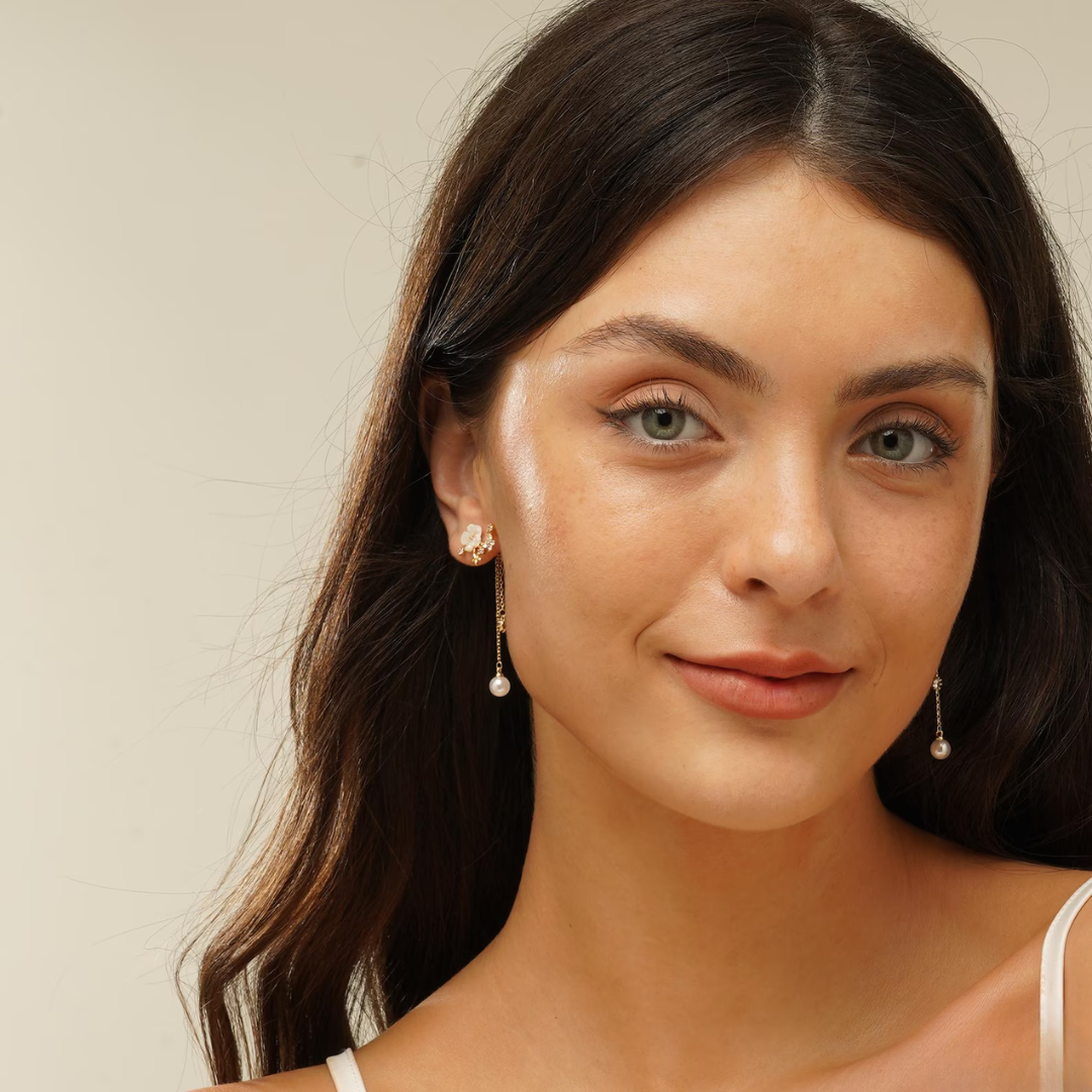 Portman™ | Fleuria Pearl Earrings