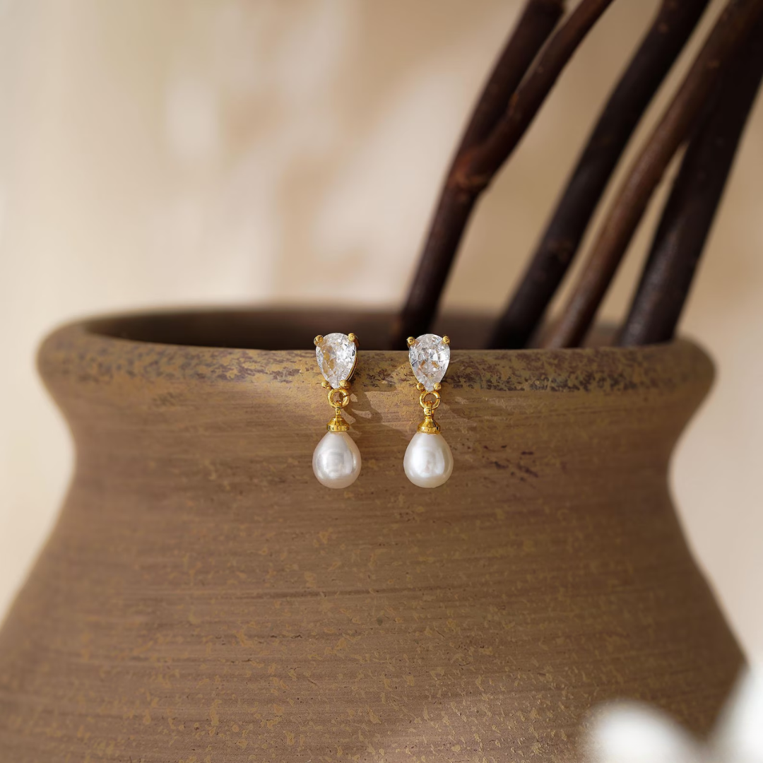 Portman™ | Elowen Pearl Earrings