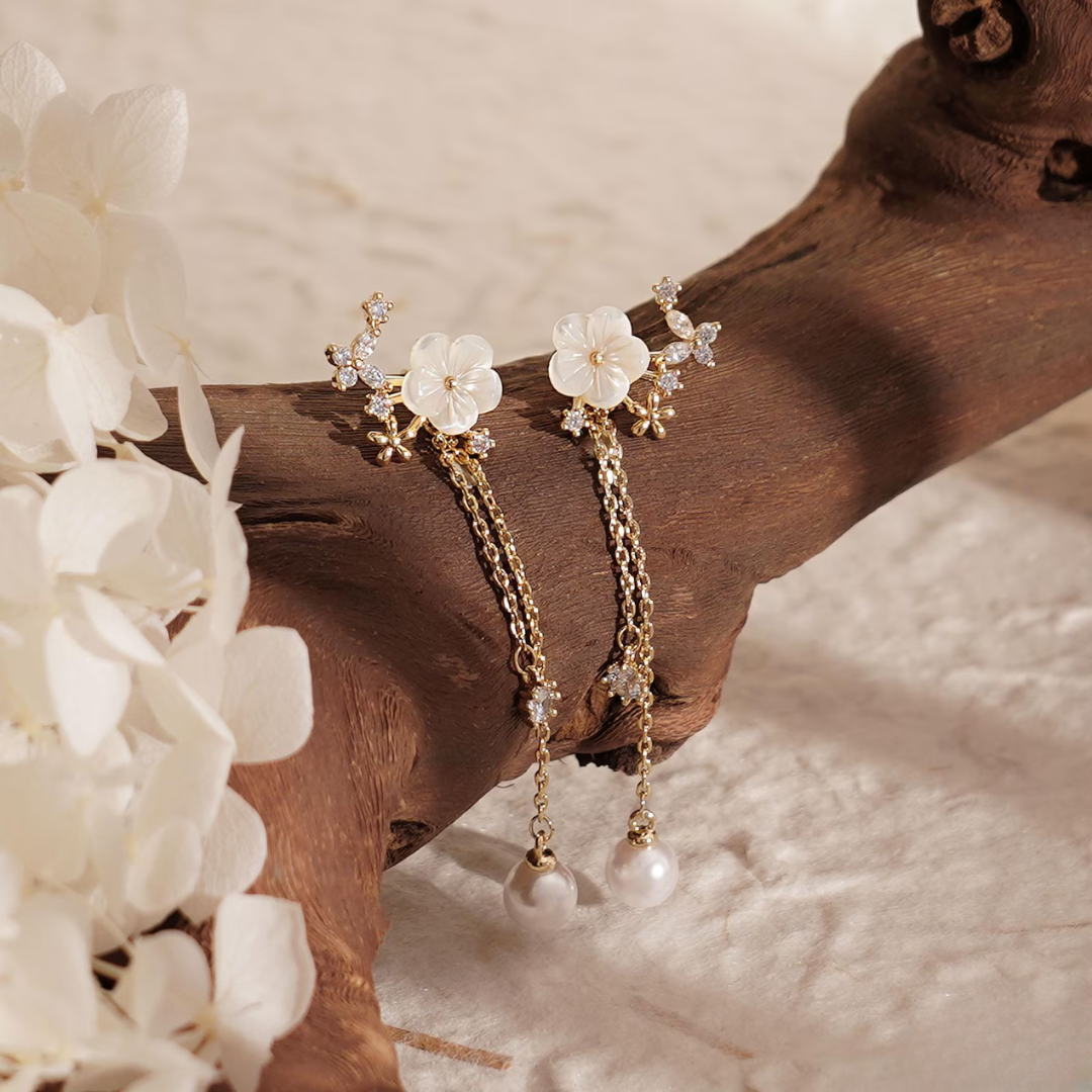 Portman™ | Fleuria Pearl Earrings