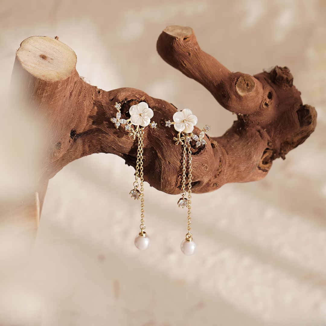 Portman™ | Fleuria Pearl Earrings