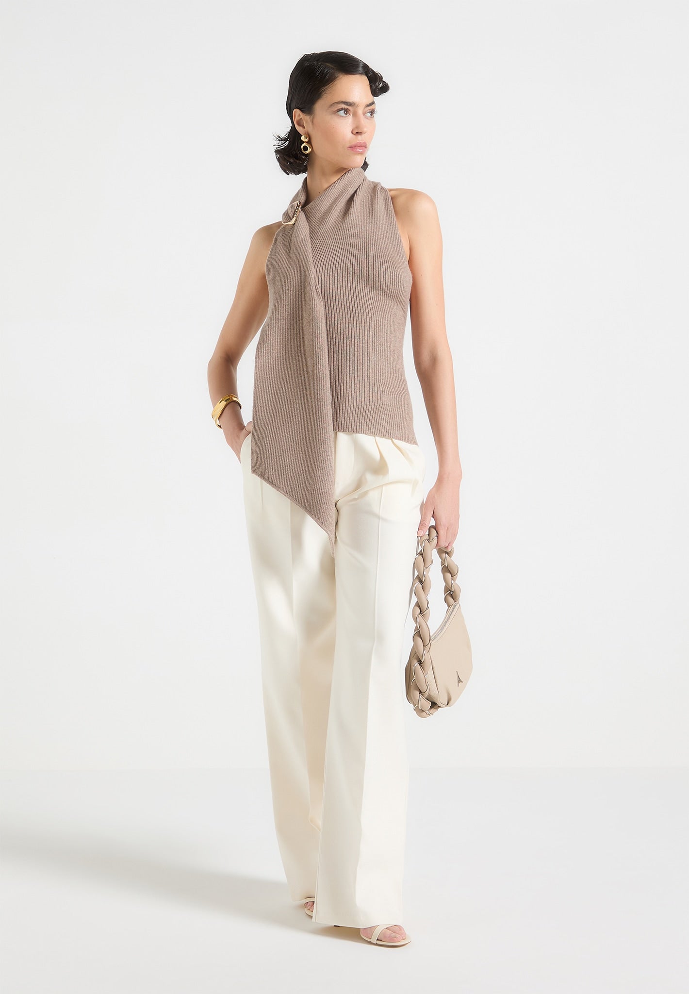 Portman™ | Draped Halterneck Top