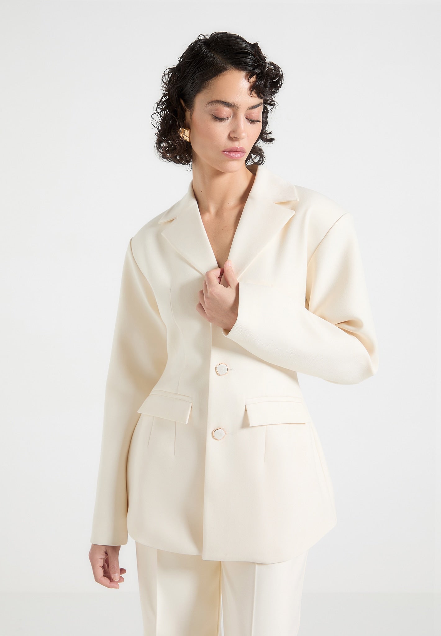 Portman™ | Cinch Waist Blazer