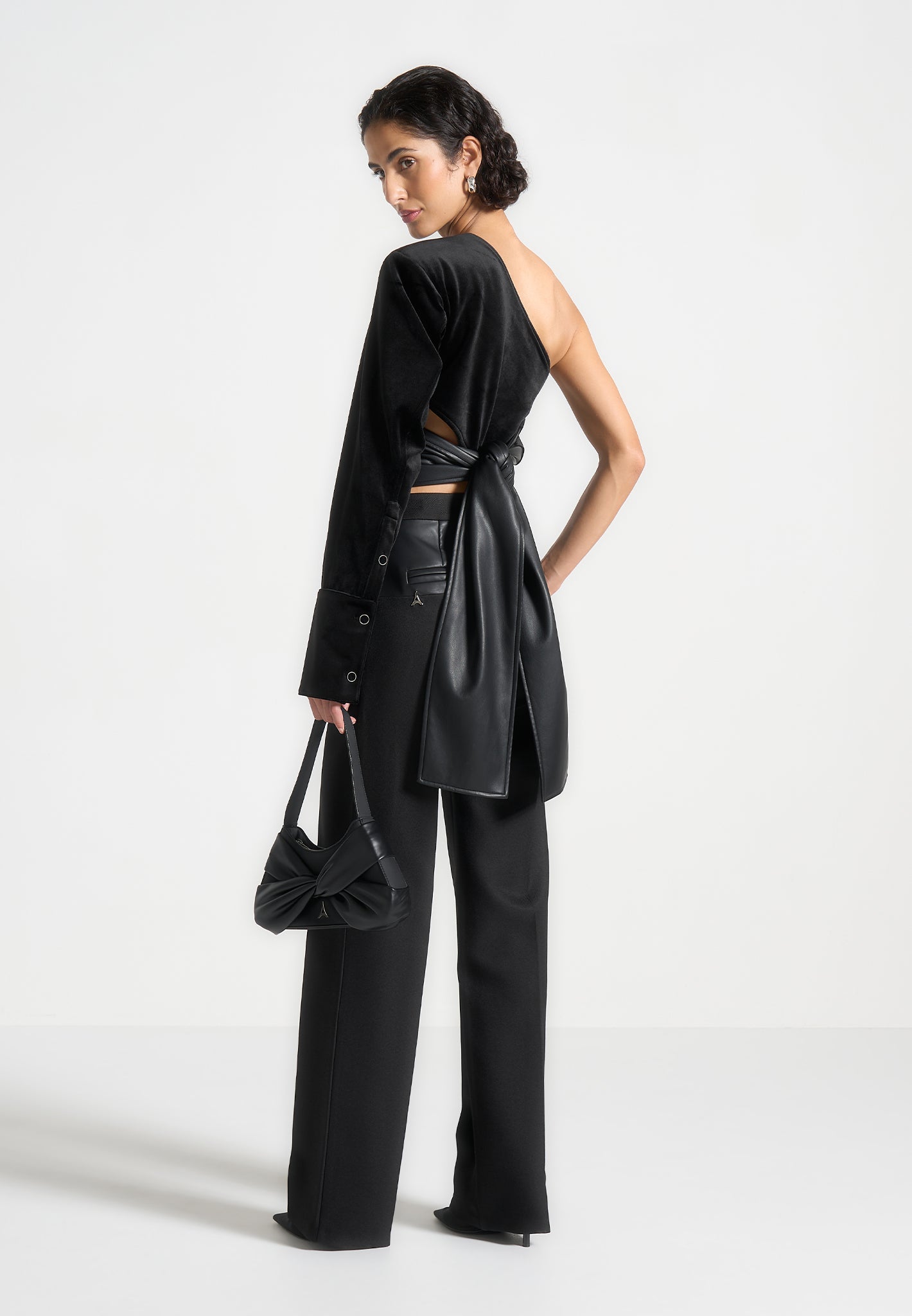 Portman™ | Velour Wrap Top