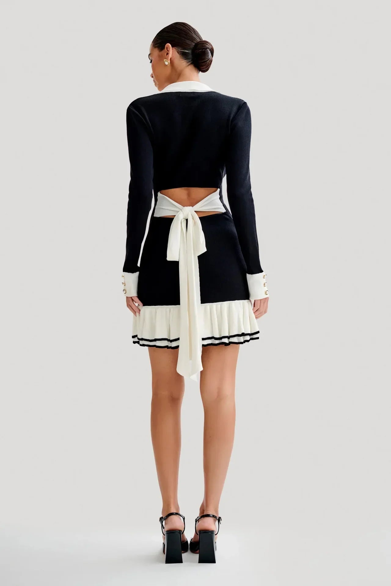 Portman™ | Ruffled Knit Mini Dress