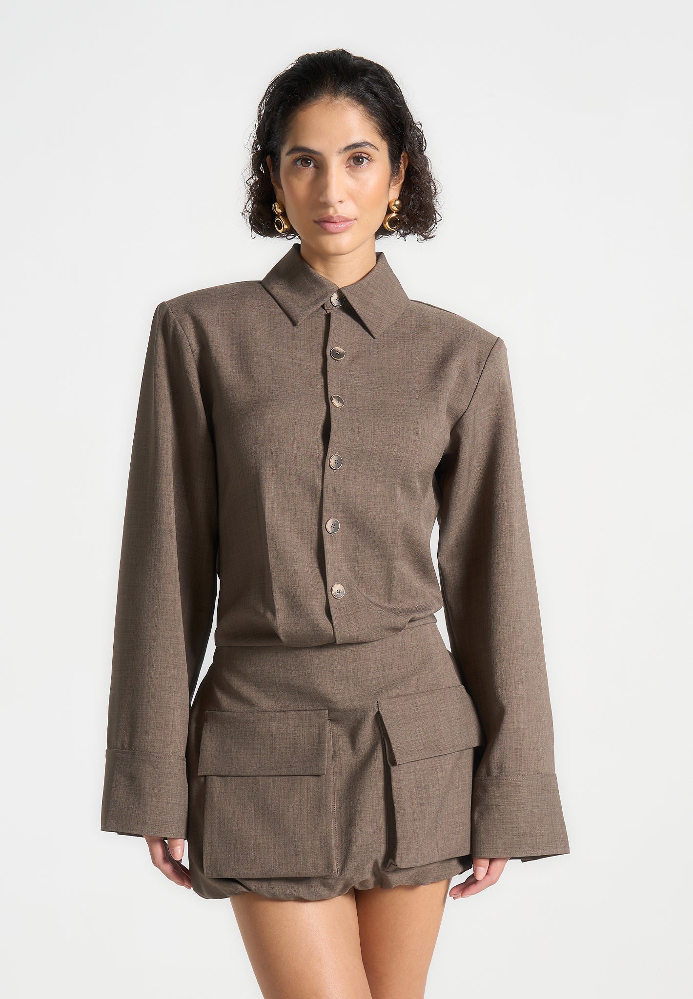 Portman™ | Cargo Shirt Dress