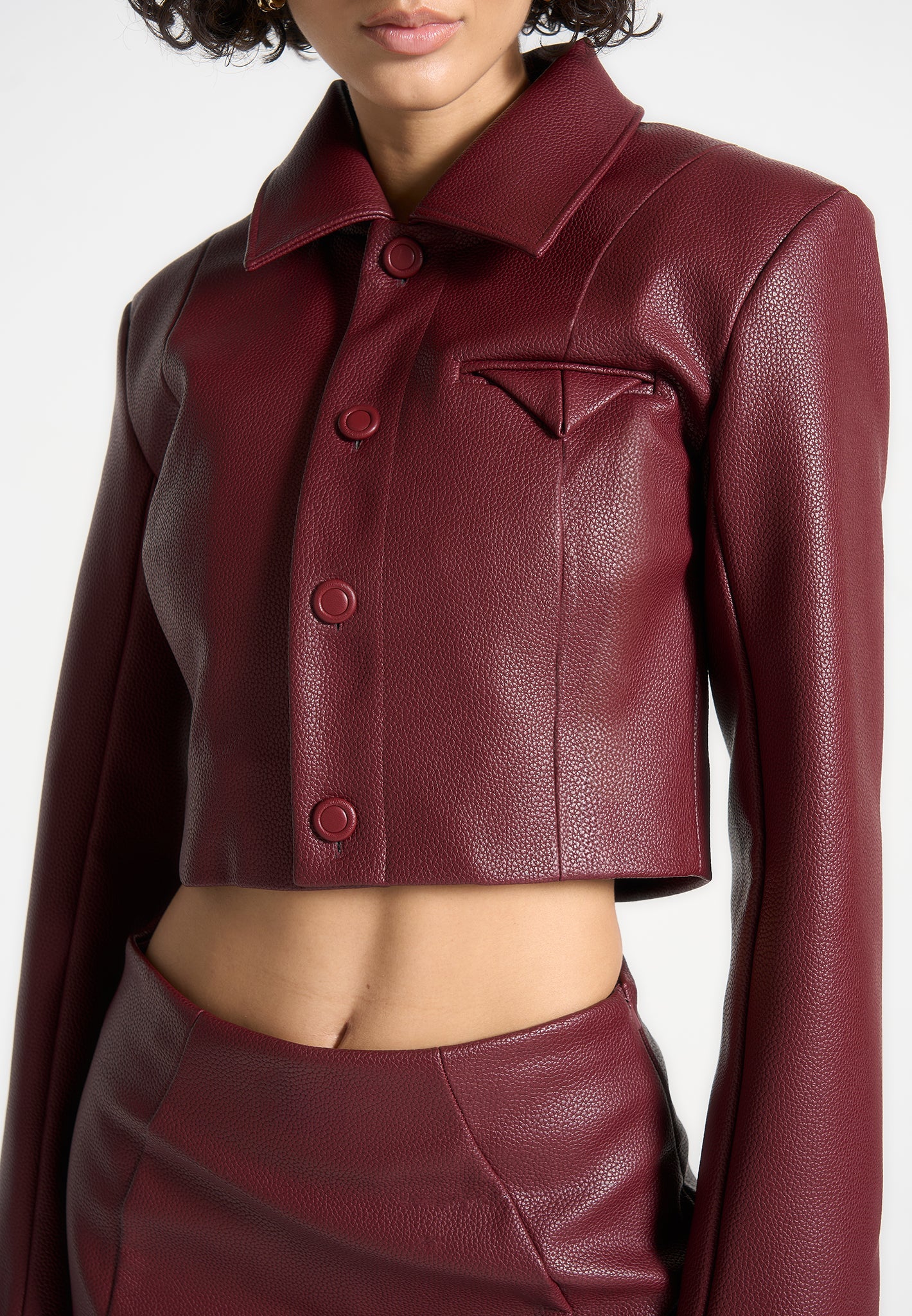 Portman™ | Pebbled Leather Jacket