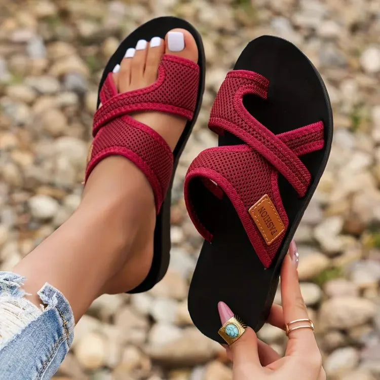 Portman™ |  Criss-Cross Comfort Slides
