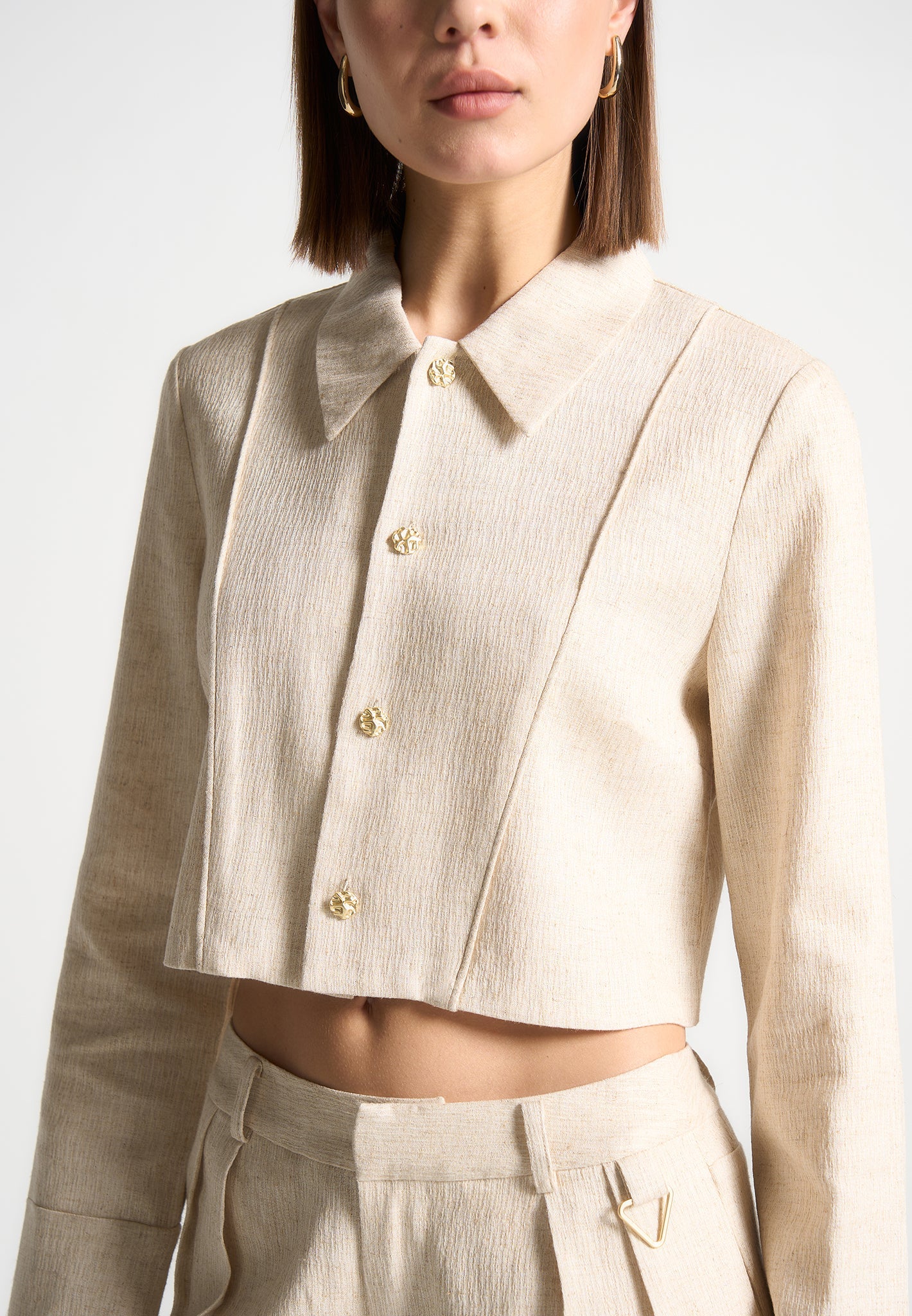 Portman™ | Cropped Shirt