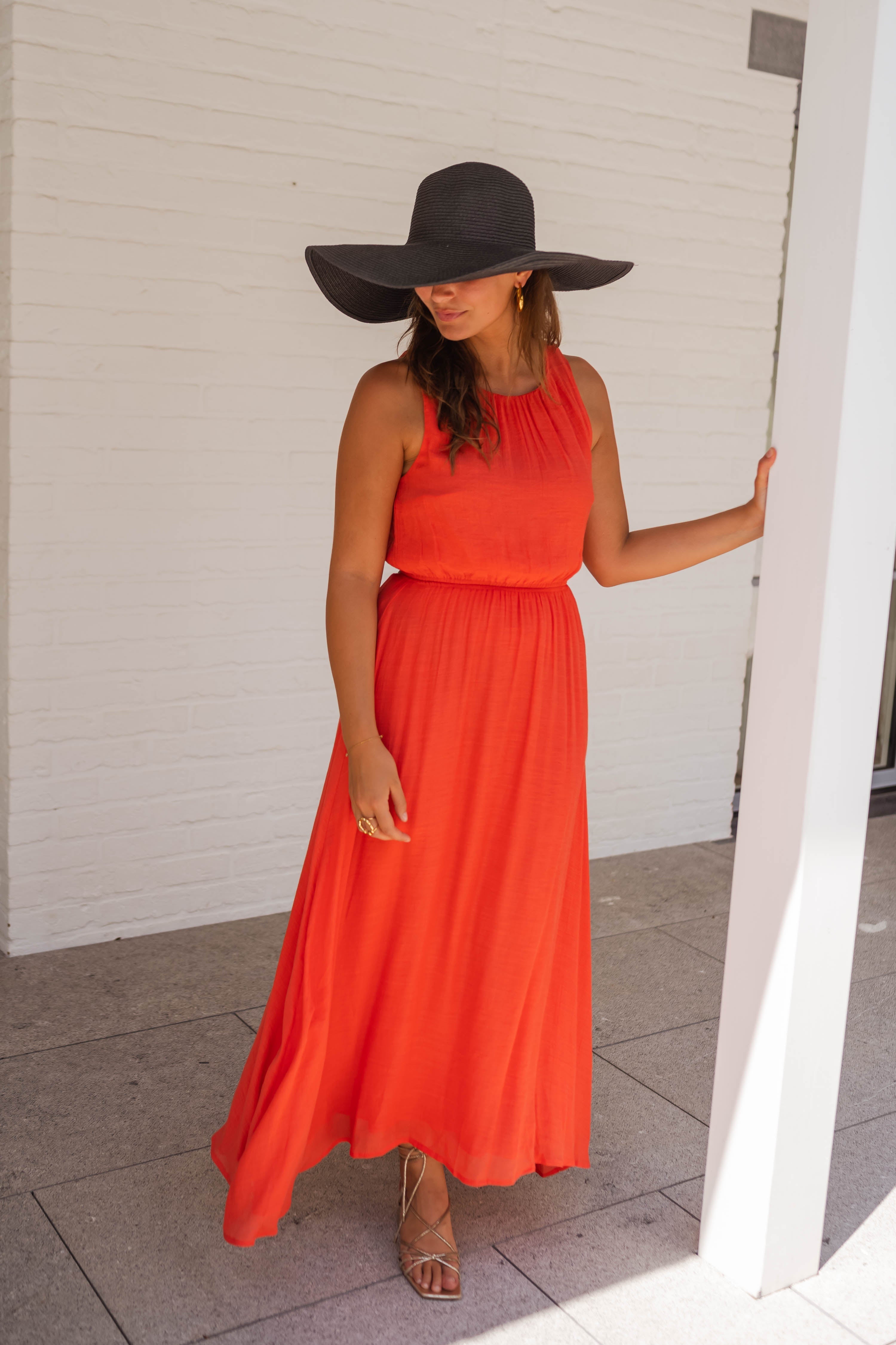 "Portman™ | The Summer Dress in Vibrant Orange"