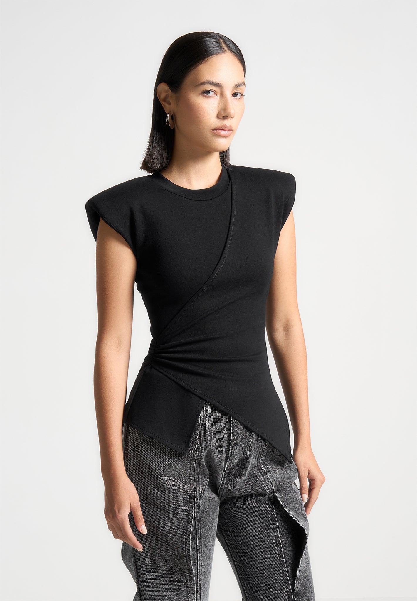 Portman™ | Ruched Waist Top