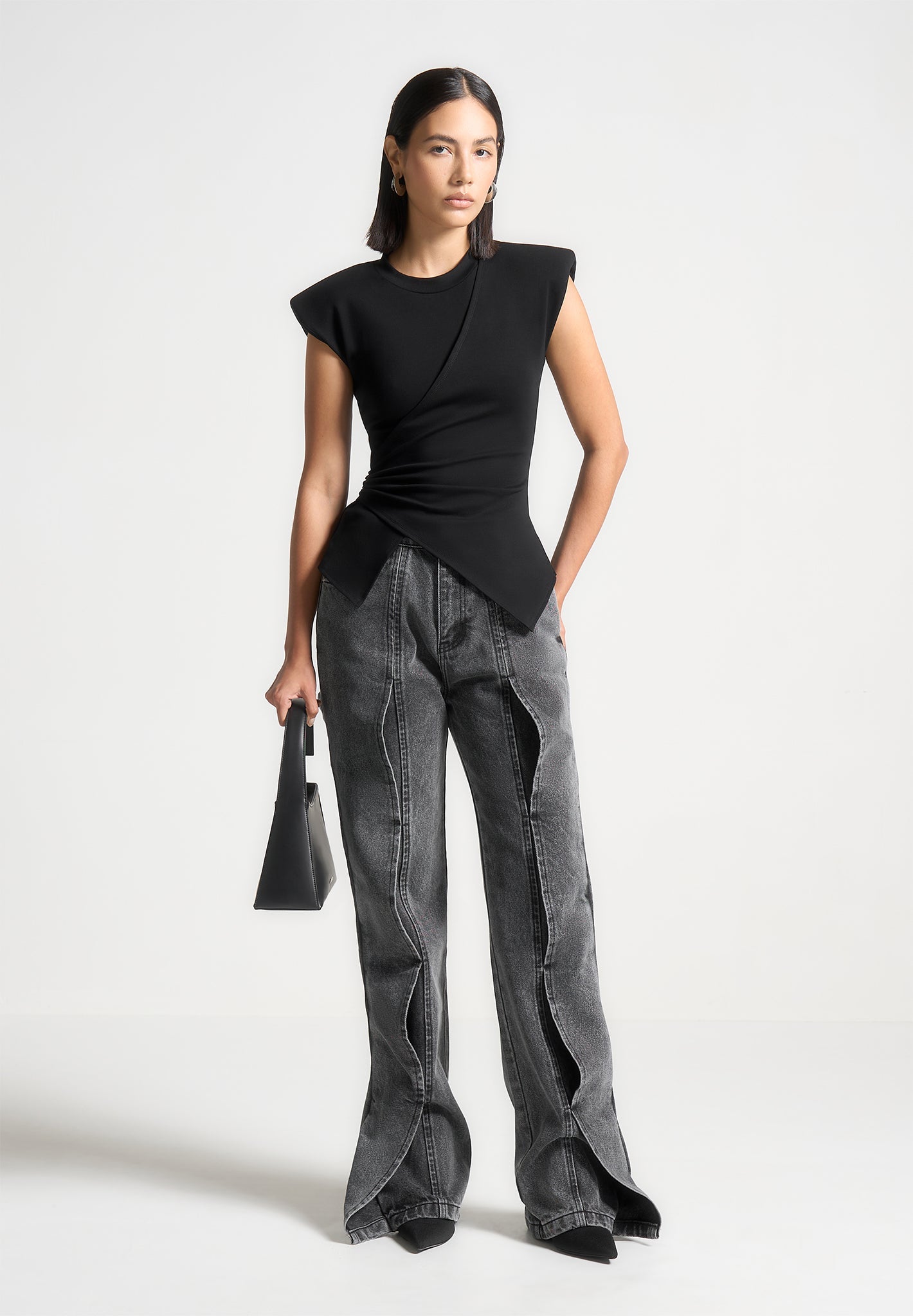 Portman™ | Ruched Waist Top