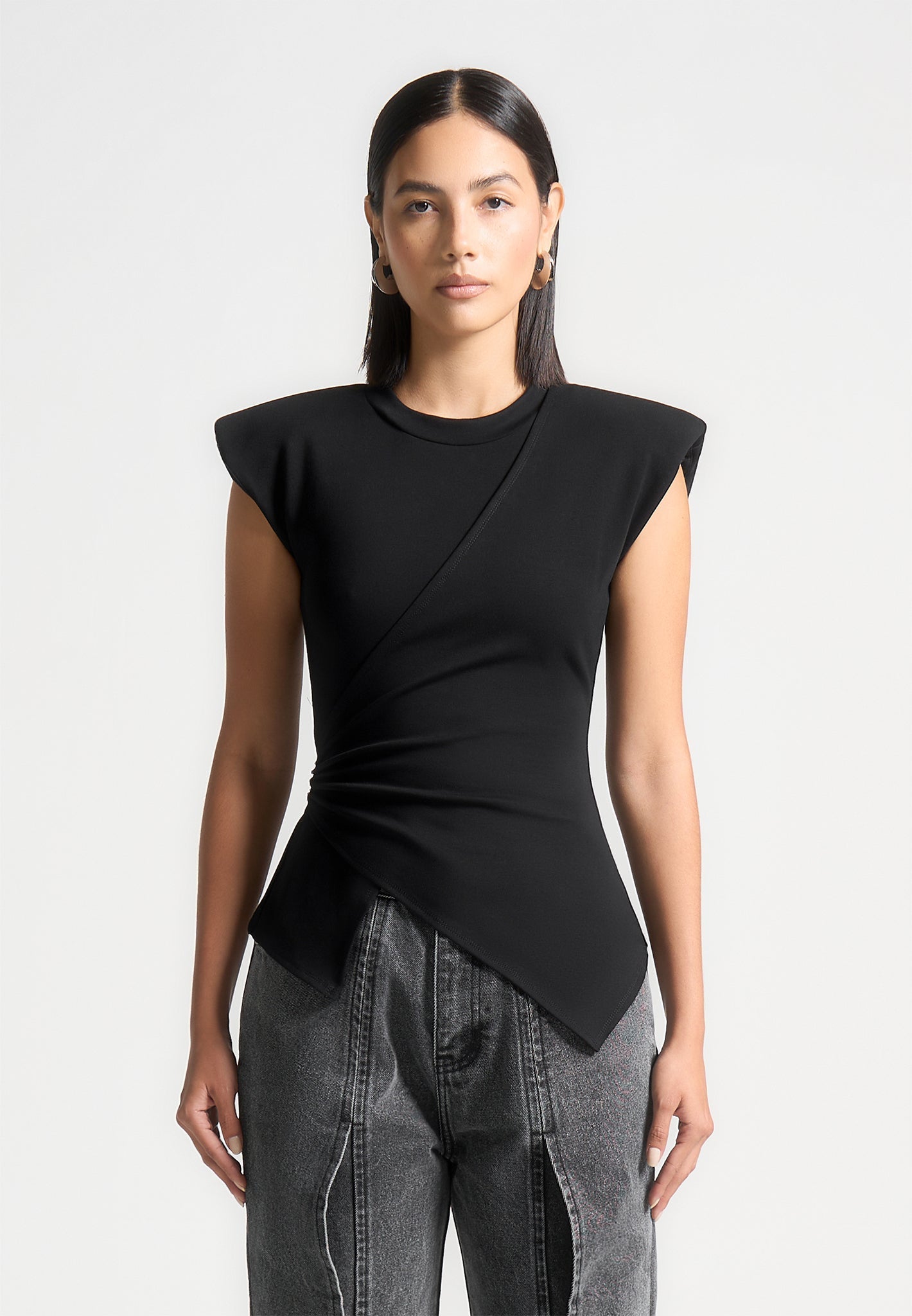 Portman™ | Ruched Waist Top